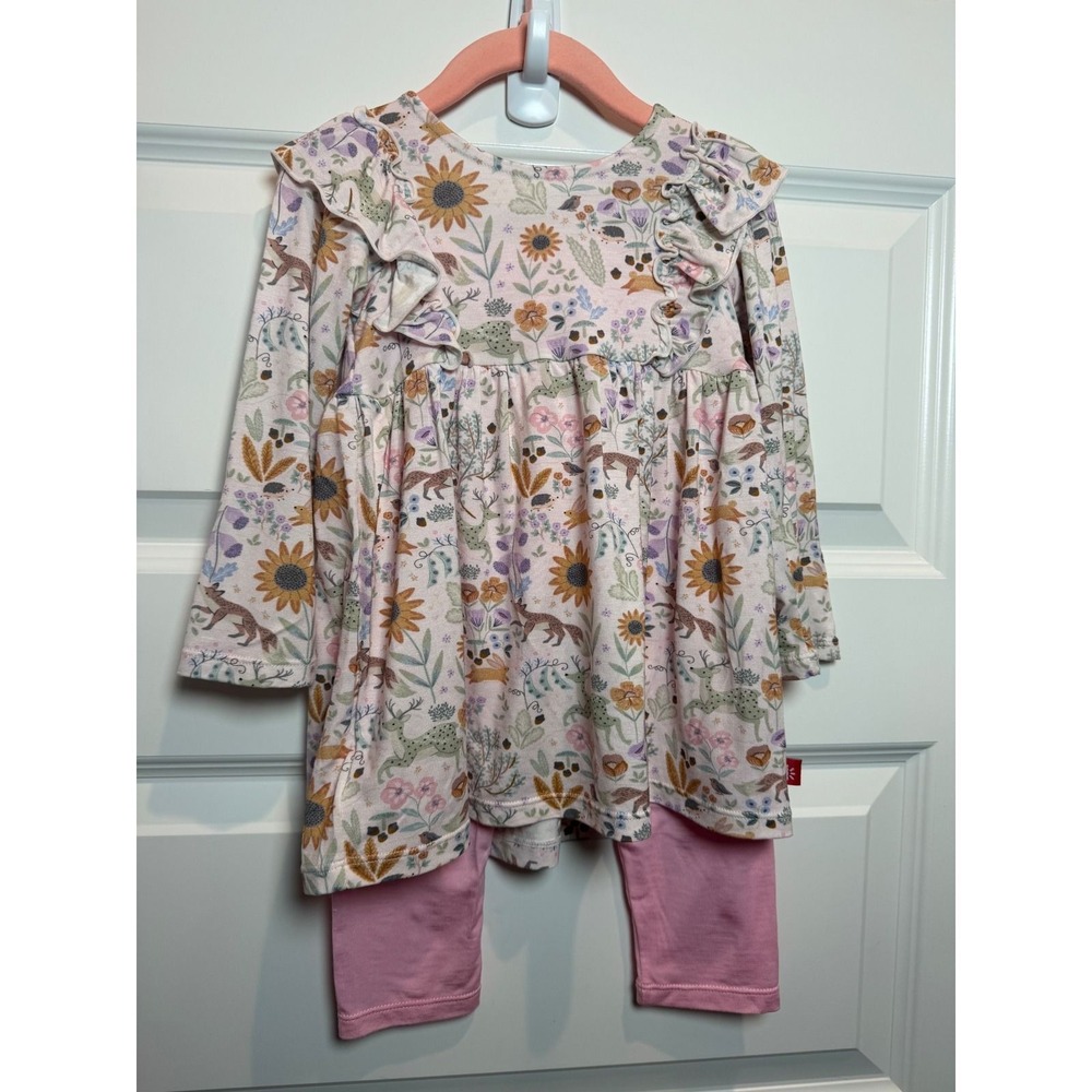Magnetic Me Woodland Floral Tunic and Leggings Set Pink 12-18 Months